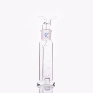 FAPE 샌드보드 가스 세척병 용량 250mL 모네테지아 플레이트가 있는 붕규산 유리