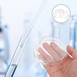 1세트 유리 페트리 접시 100X15Mm 실험실 배양용 두꺼운 내열성 투명 박테리아 분석용 아가 플레이트