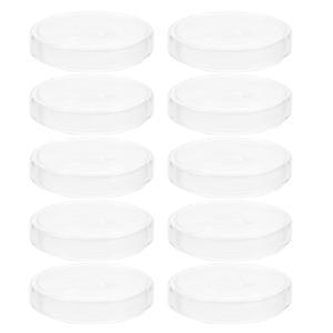 세포 배양 조직 성장 미생물학 실험실 기구 위한 10개 유리 페트리 접시 90mm 재사용 가능한 붕규산 플레이