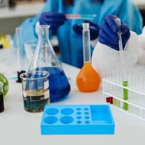 표본 상자 튜브 스탠드 트레이 샘플링 홀더 랙 소변 컵 Abs 컨테이너 휴대용