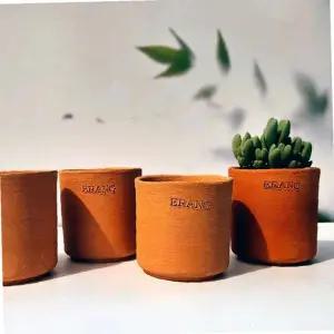 TC 이랑 국내산 수제토분 A21 2개세트-핸드메이드 화분