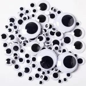 모음인형눈알 캐릭터눈알 봉제인형 모음 공예 만들기부자재 30g (WFKASIO)