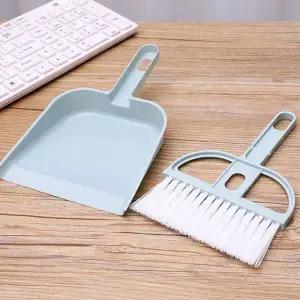 미니 파스텔 빗자루 쓰레받기 세트 책상 학생 청소 (WFKAL97)