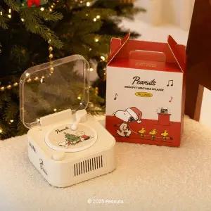 [룸디]스누피 감성 집들이 LP 감성 턴테이블 5W 블루투스 스피커 RD-07