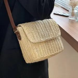 2여성 데일리 라탄 디자인백 LKB533 여행 패션잡화 남자 수납 백 여행용 여성 (WFKB2WX)