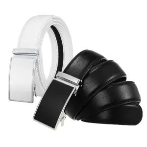 남성 자동 벨트 가죽 허리띠 캐주얼 골프 정장 빅사이즈