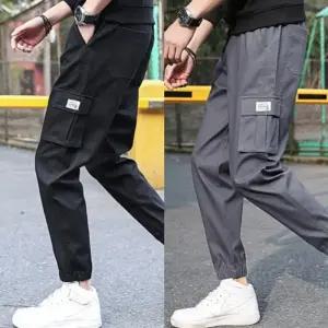 밴딩 기능성바지 워싱 바지 발목 원마일웨어 추리닝 런닝 스포츠복