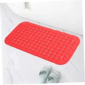 미끄럼방지 베이직욕실 매트 타일 흡착 발매트 안전 레드