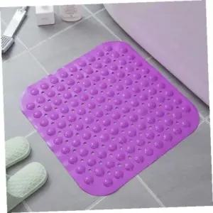욕실 미끄럼베스트 방지 매트 타일 흡착 안전 퍼플 색상
