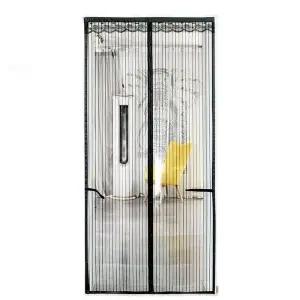 차단 깔끔한아트 도어 스트라이프형 방충망 현관용 장