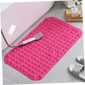 미끄럼 방지베스트 욕실 매트 타일 흡착 바닥 핑크색 안전