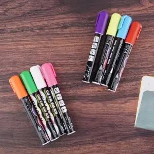 고품질 마커 레터링 와인잔 유리 낙서 글라스펜 8색 파티 유 (WFKB6DB)