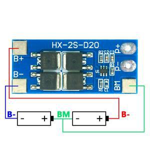 호환 2S 3A 10A 7.4V 리튬 이온 배터리 보호 보드/BMS 표준/밸런스