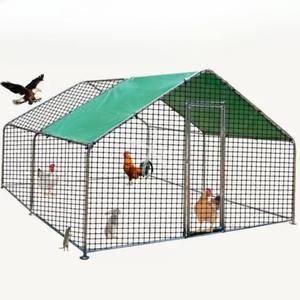 모듈형 야외 닭 사육장 울타리 길이1 5m너비2m높이1 7m플라스틱메쉬 철제 케이지