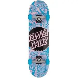 산타 크루즈 플라이어 닷 풀 컴플리트 스케이트보드 8인치 x 31.25인치