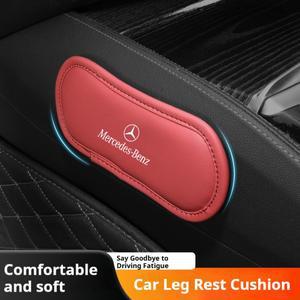 메르세데스 벤츠 호환 AMG 호환 호환 C E S GLE CLC 클래스 W204 W221 W212용 가죽 자동차 무릎 패드 센터