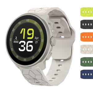 순토 호환 RACE 2 S/OCEAN 용 실리콘 시계 밴드 5 9Peak Pro/Run/수직 방수 팔찌 22mm 손목 스포츠 스트랩