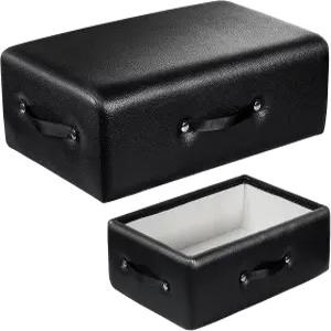 리포머 머신용 JIRTEMOT 필라테스 박스 - 24.8x15.75x8.66 인치 프리미엄 우드 PU 시팅 홈 헬스장용