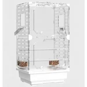 투명 새 케이지 키우기 대형 이동장 기본형 조류