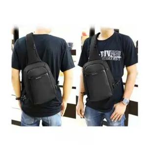 BAIBU 캐주얼 USB슬링백 FARM-1931 BLACK 숄더가방 가벼운가방 직장인가방 클래식가방 서류가방 정장가방