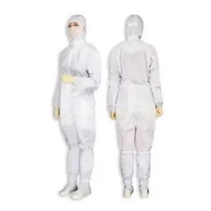 크린룸 작업복 후드 방진복 무진복 원피스 (WFKAO5M)