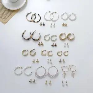 링귀걸이세트 진주 귀걸이 세트 6pcs 패션악세사리 (WFKBJIE)