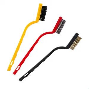 청소용 와이어 브러쉬 3세트 와이어브러시 철수세미 쇠솔 철솔 강철브러쉬