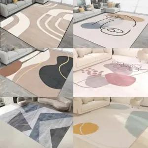 먼지없는 사계절 카페트 소형120x160 북유럽 스타일 인테리어 겨울 러그 워셔블 거실 침실 사각