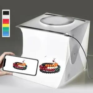 포토박스 셀프미니 스튜디오 사진관촬영 LED 제품40Cm W7628FA