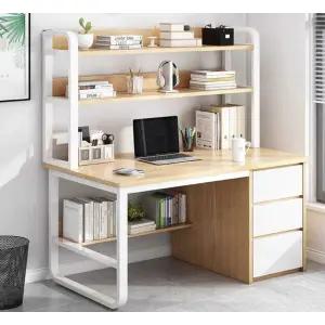 대학생책상 중 고등학생 일자형 데스크 책장 공부 원룸