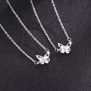 스톤 장식 나비 디자인 데일리 여성 악세서리 2컬러 (WFKBOOW)