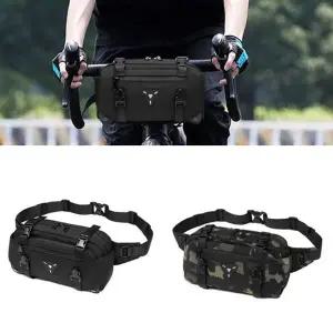 [하프클럽/]캐주얼 남자 웨이스트백 보조 힙색 자전거 거치 가방