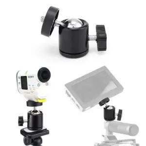 카메라 3/8 나사 홀 볼헤드 마운트 삼각대 헤드 조명 스탠드 WAFC71E