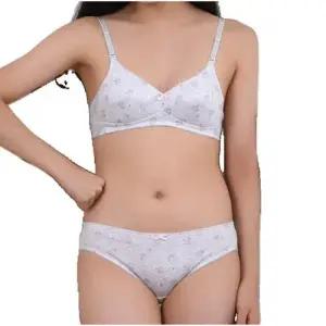 멜란지그레이 주니어 AA컵 브라팬티세트 WFIPU65