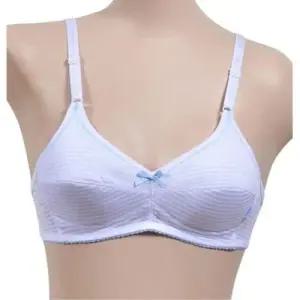 스트라이프 면소재 주니어 2단계 B컵 브라 WFIPUA1