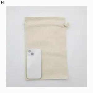 2개 린넨파우치 린넨주머니 19X29cm 주머 WFIPUEA