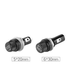 10PCS 퓨즈 홀더 5X20 3AG 보험 튜브 소켓 패널 마운트