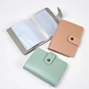 [콩심팥심]수첩 케이스 미니 26장입 자격증 명함 가죽 자격증보