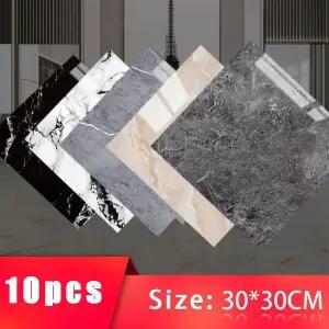 시트지 모조 타일 3D 벽 스티커 접착 욕실 바닥 방수 방습 대리석 주방 벽지