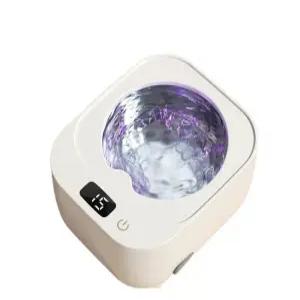 초음파 교정기 고주파 틀니 세척기 마우스피스 휴대용 청소기 미니 보석 소형 쥬얼리