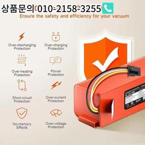 2025 14.4V 12800mAh 교체용 배터리 로보락 S6 MaxV Q5 MAX 로봇 청소기 액세서리 부품