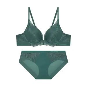 코데즈컴바인 플로럴 엣지 퓨징 레이스 브라 햄팬티 세트_그린 CEWBR931GR_BP931GR 887223