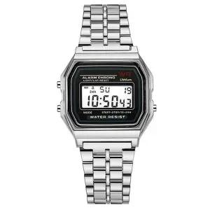 디지털 손목시계 사각 전자시계 패션 타이머 학생 (WFKBRL7)