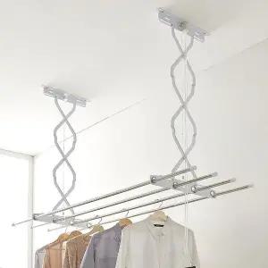 다용도실틈새빨래걸이대3단 헹거형 기숙사 스텐봉 아파트 대형빨래봉 125cm