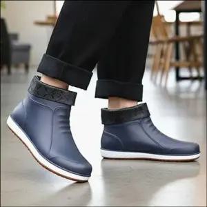 겨울 남자 3컬러 방수 단목장화 기모 장화 방한 레인부츠