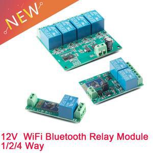 ESP8266 와이파이 블루투스 블 릴레이 모듈 1 2 4 웨이 채널 무선 사물 스마트 호환 홈 리모컨 스위치 휴대