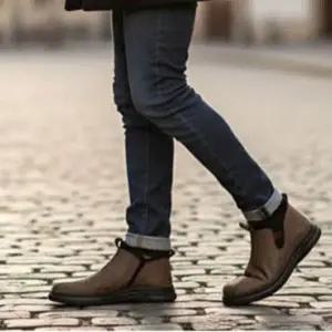 캐주얼 남자 슈즈 데일리 앵클부츠 방한 겨울 털안감