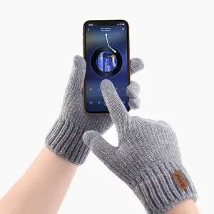 스마트터치 남성용 겨울 니트장갑