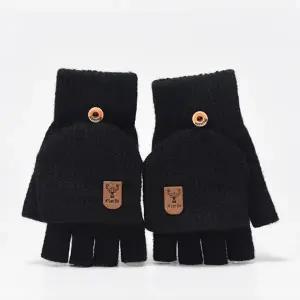 겨울 여자 남자 기모 니트 터치장갑 손가락덮개