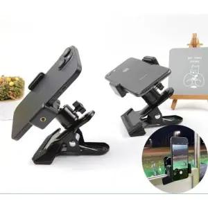 [하프클럽/]휴대폰 고프로 집게 촬영용 회전 타입 거치대 1P